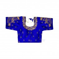 Fantasy Silk Blouse - Blue