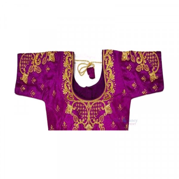 Fantasy Silk Blouse - Purple