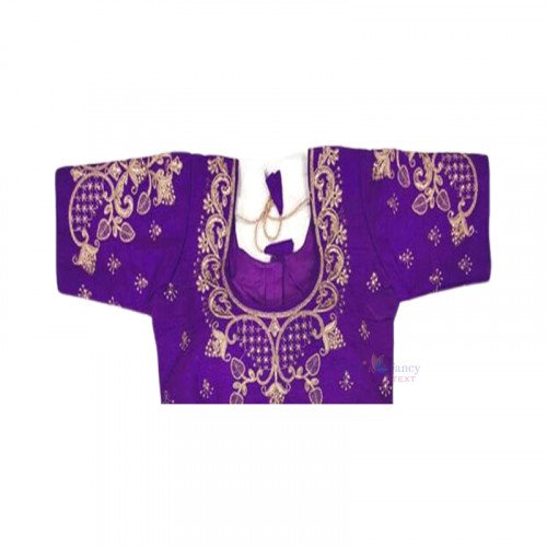 Fantasy Silk Blouse - Purple