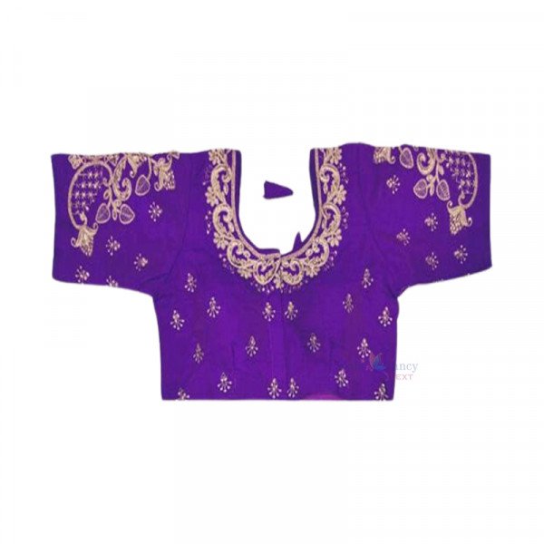 Fantasy Silk Blouse - Purple