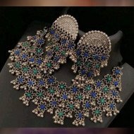  Samridhi DC Fashionable Oxidised Jewellery Set