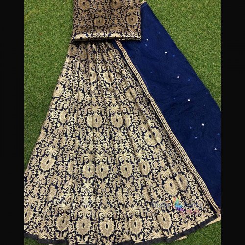 Half Saree Lehanga - Blue