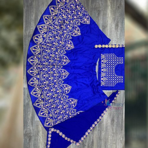 Half Saree Lehanga - Blue