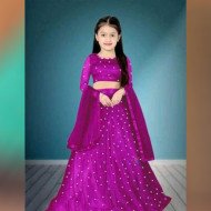 Funky kids Lehenga Choli - Purple