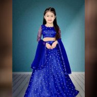 Funky kids Lehenga Choli - Blue