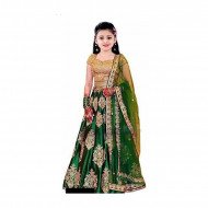 Tinkle Classy Kids Lehanga Choli - Green 