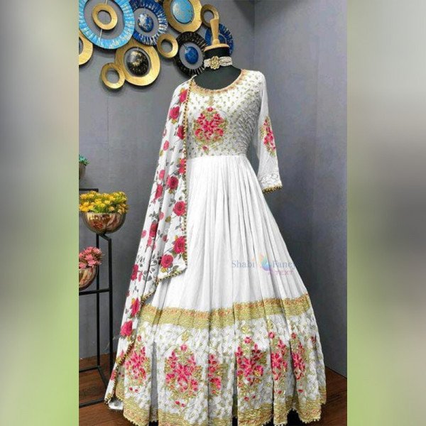 Anarkali Gown - Long - Size - L