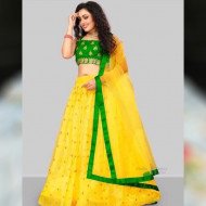  Legenga Choli - Yellow and Green