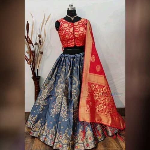 Lehenga -Greg and Red