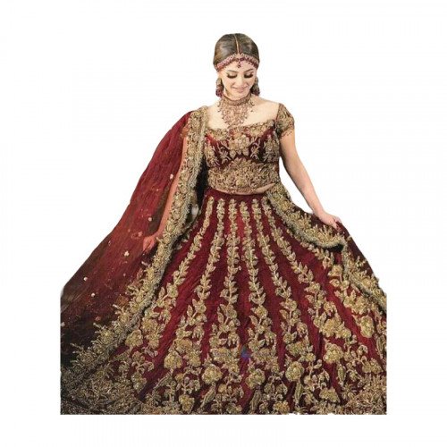 Reception Wear Lehenga - Red