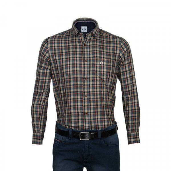 ZF Men's Readymade Casual Cotton Shirt ZF Men's Readymade Casual Cotton Shirt