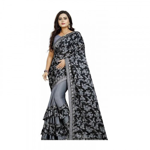 Aagam Sensational Saree - Grey