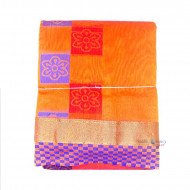 Cotton Silk Saree - Orange