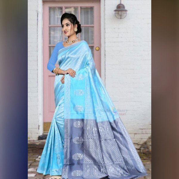Pari Silk Saree - Blue