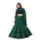 Party Wear Saree - Green