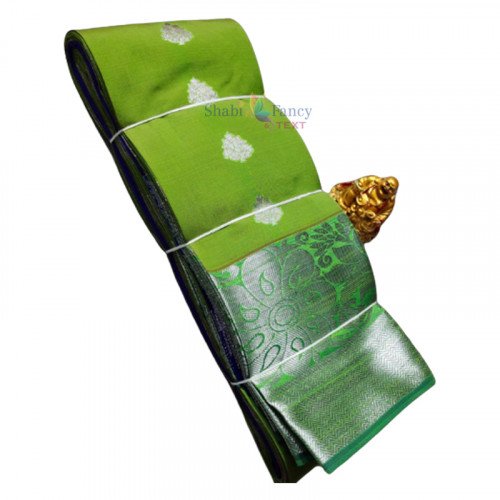 Soft Silk Resma Saree - Green