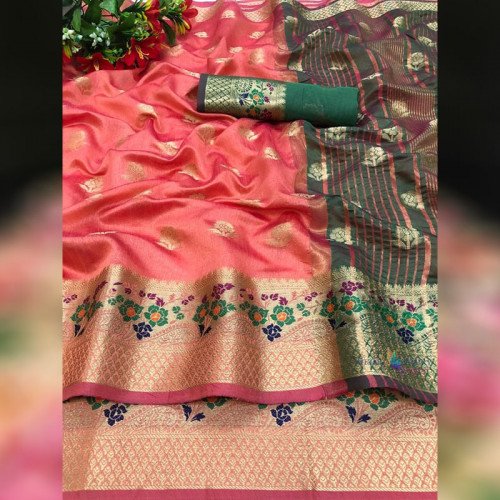 Soft Silk Saree - Red