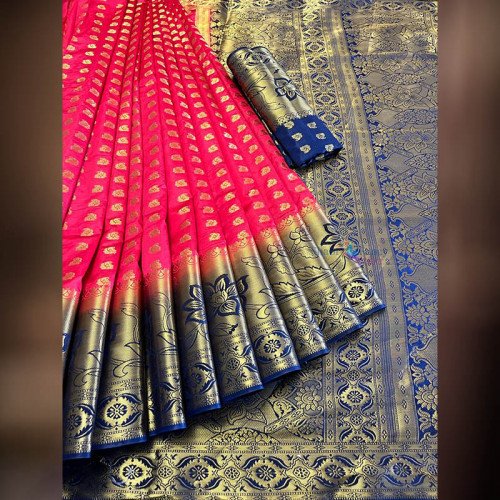 Soft Silk Saree - Red