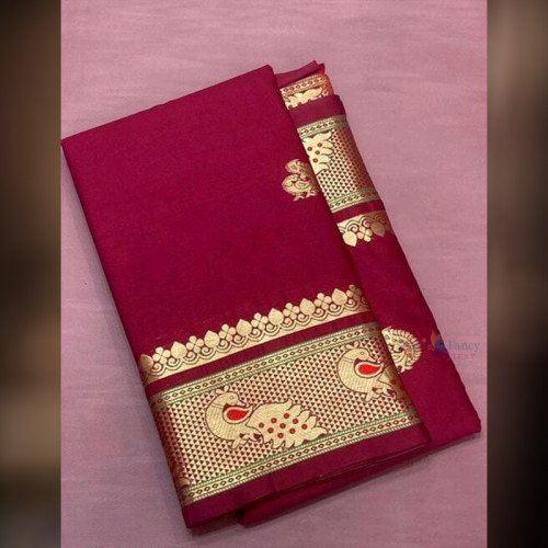 Soft Silk Saree - Red