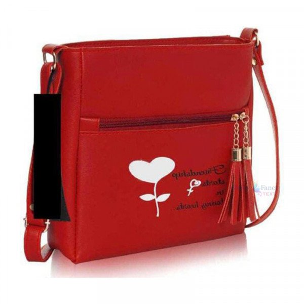 Sling Bag Material Resin Red