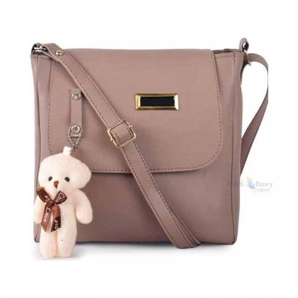 Sling Bag Material Resin Brown 